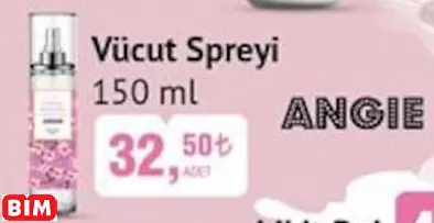 ANGİE VÜCUT SPREYİ ANGİE VÜCUT SPREYİ